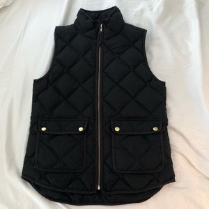 J. Crew excursion quilted down vest
